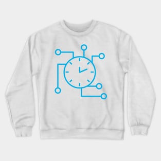 Circuit Clock Crewneck Sweatshirt